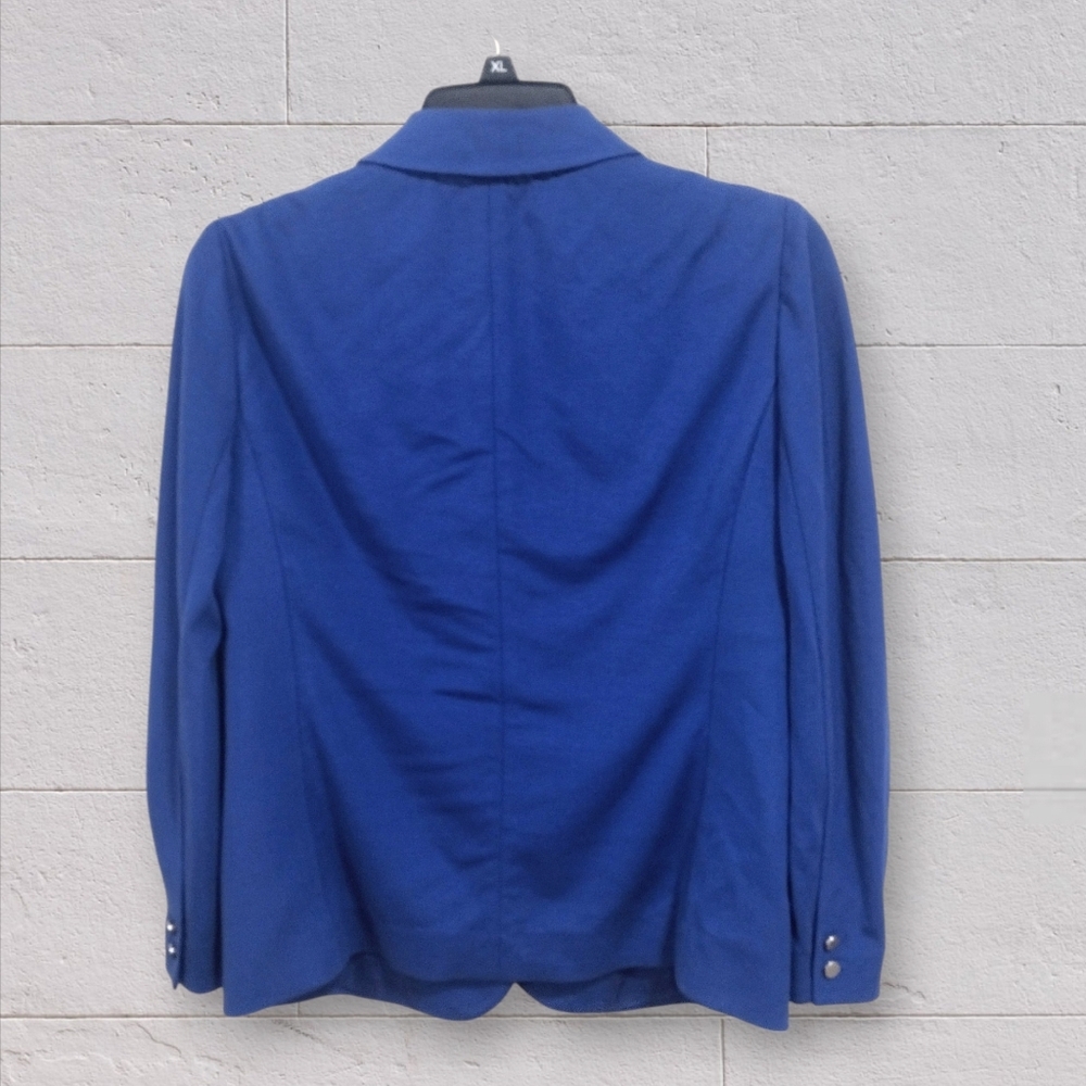 Banana Republic Royal Blue Single-Button Blazer Size 4 - Picture 3 of 8